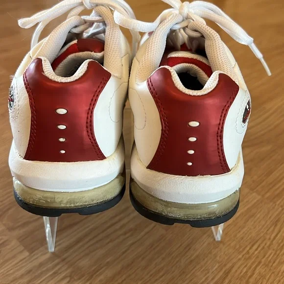 Dr Scholl’s Women’s Red and White Leather Golf Shoes with Golf Glove Size 8.5 - Picture 8 of 16